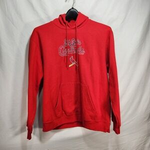 St. Louis‎ Cardinals Hoodie MLB Genuine Merchandise Size Large Red Baseball